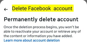 Read more about the article How to Delete Facebook Account